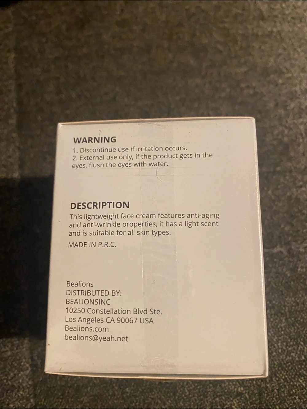 Yellow Square Box - Bright Mustard Packaging